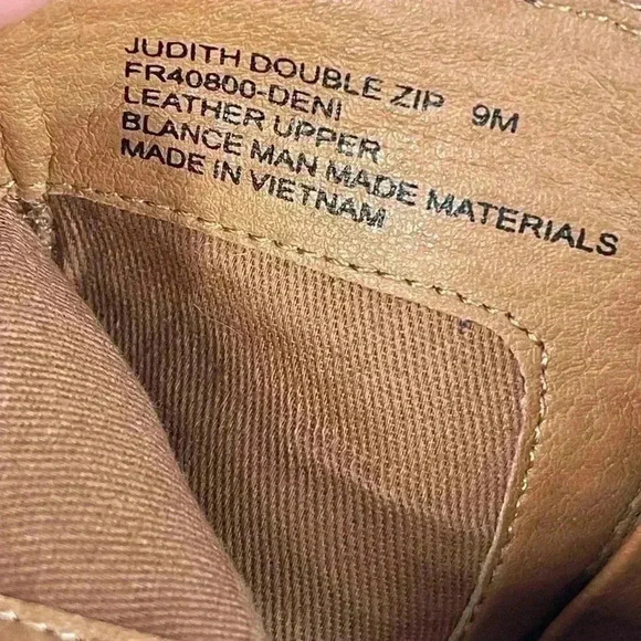 Frye Judith double zip leather booties 2 inch heel size 9 M gray 2 inch heel - Picture 8 of 8